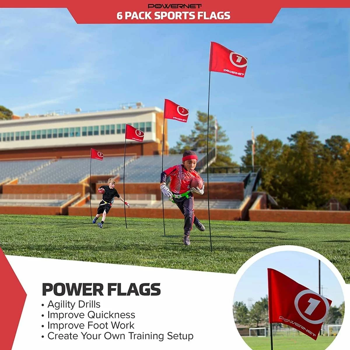 Best reviews of 🔔 POWERNET Sports Flags, Set/6 🎁 4 Best reviews of 🔔 POWERNET Sports Flags, Set/6 🎁 - Image 4