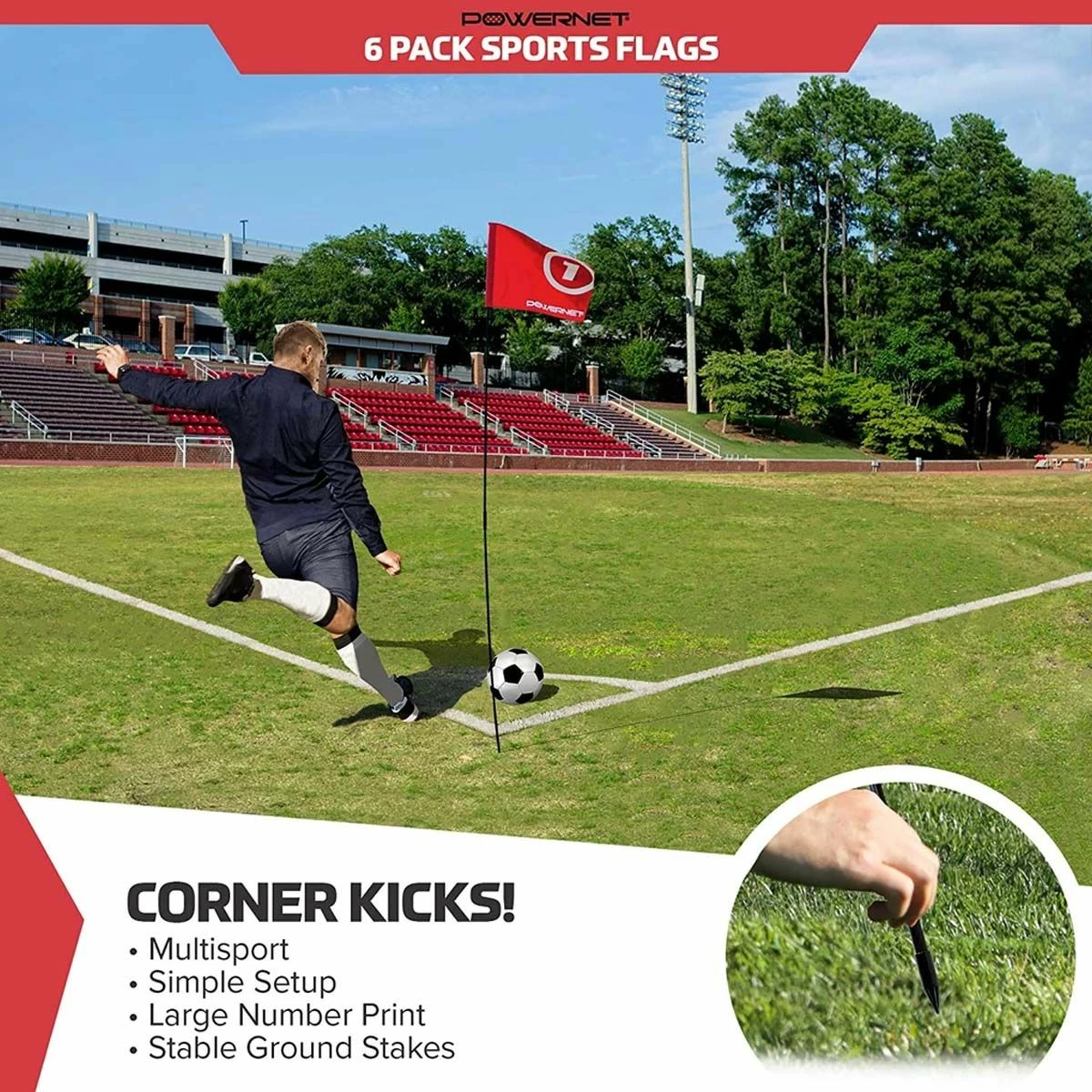 Best reviews of 🔔 POWERNET Sports Flags, Set/6 🎁 3 Best reviews of 🔔 POWERNET Sports Flags, Set/6 🎁 - Image 3