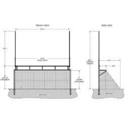 Best Pirce 💯 Kwik Goal Combination Official Football/Soccer Goal ⌛ -Outlet Football Store a12 565 diagram