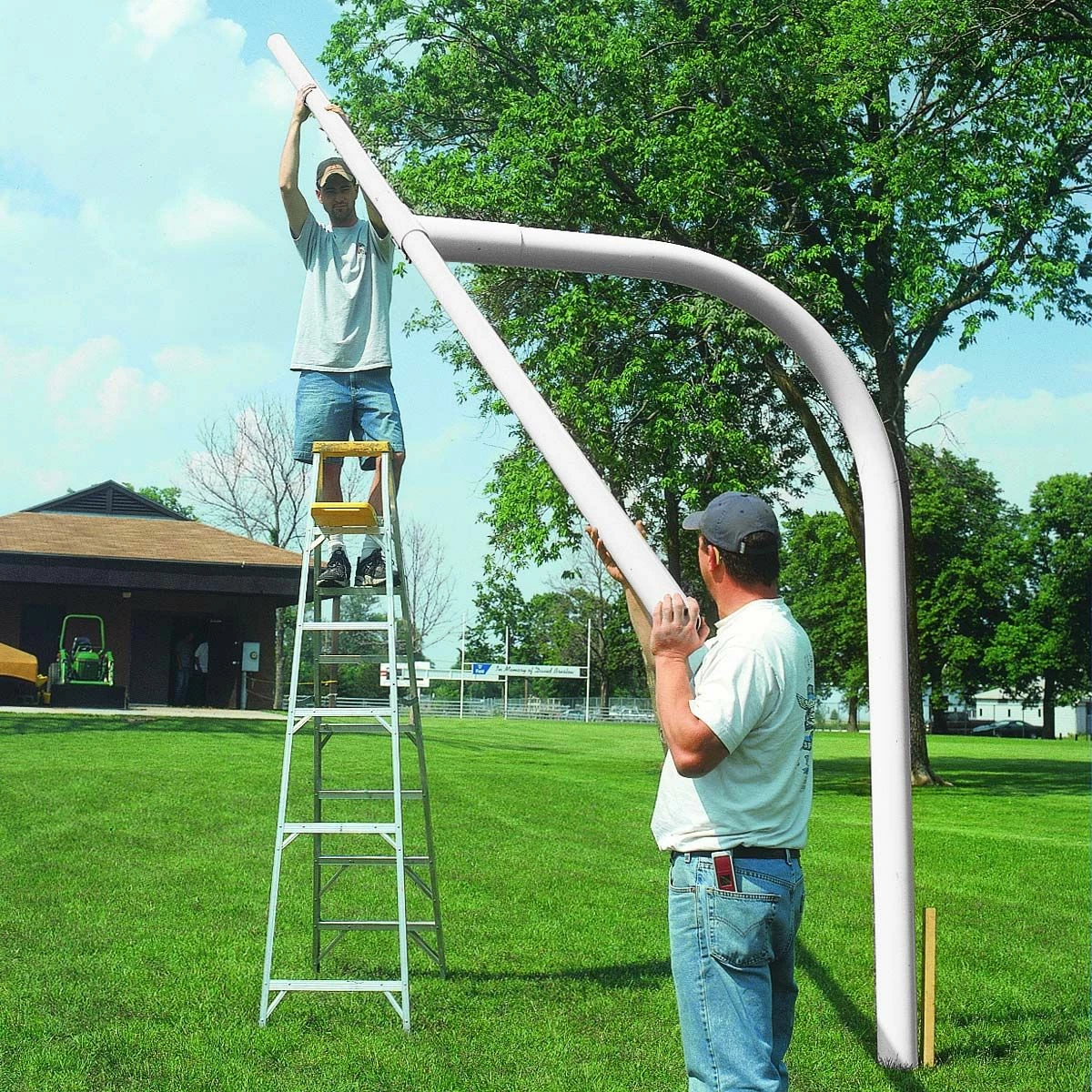 Best deal β¨ Bison Official High School Football Goal Posts, 5-9/16'' dia., WHITE, FB55HS-WT π 2 Best deal β¨ Bison Official High School Football Goal Posts, 5-9/16'' dia., WHITE, FB55HS-WT π - Image 2