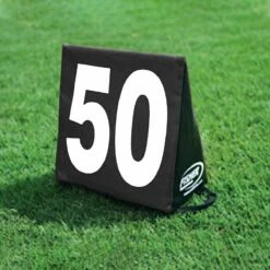Coupon ✨ Fisher set of 11 Triangular Football Sideline Markers White Numbers on Black 🔔 -Outlet Football Store a47 291 new blk 1