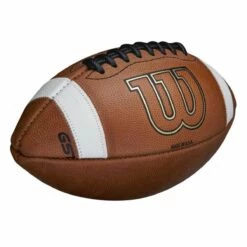Promo 👏 Wilson Pop Warner GST TDJ age 9-12 Official Leather Football ⌛ -Outlet Football Store a47 519 new 02