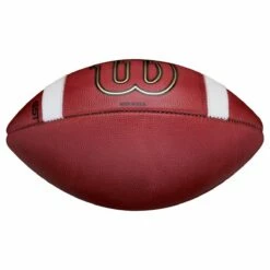 Coupon 🧨 Wilson GST NFHS Official Leather Game Football ❤️ -Outlet Football Store a47 538 03