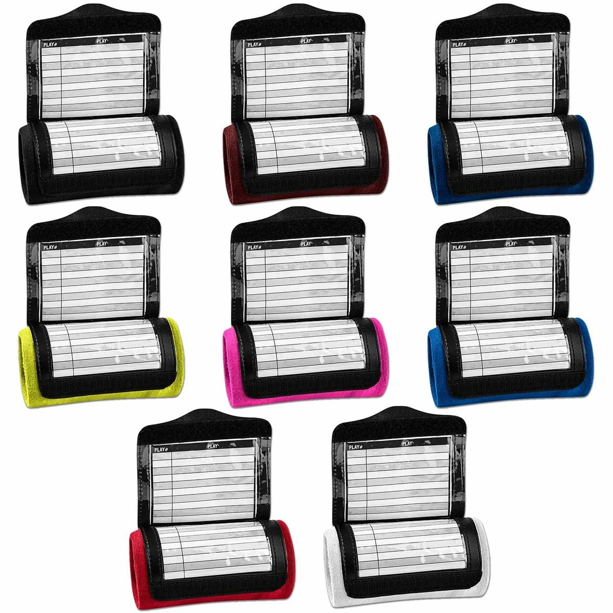 Budget 🌟 Champro TRIPLE Quarterback Playbook Wrist Band Black 🤩 2 Budget 🌟 Champro TRIPLE Quarterback Playbook Wrist Band Black 🤩 - Image 2