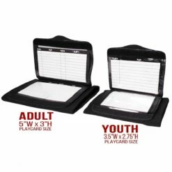 Budget 🌟 Champro TRIPLE Quarterback Playbook Wrist Band Black 🤩 6 Budget 🌟 Champro TRIPLE Quarterback Playbook Wrist Band Black 🤩 -Outlet Football Store a47 626 side view