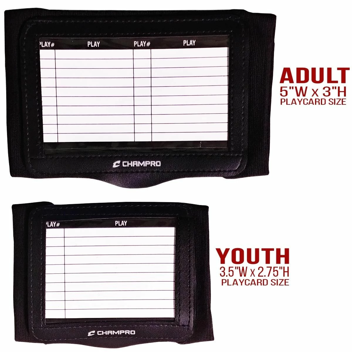 Budget 🌟 Champro TRIPLE Quarterback Playbook Wrist Band Black 🤩 4 Budget 🌟 Champro TRIPLE Quarterback Playbook Wrist Band Black 🤩 - Image 4