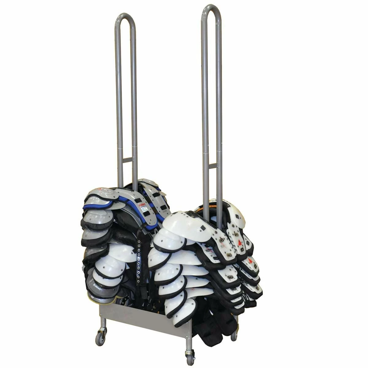 Brand new ๐ฅ Jaypro 40 Shoulder Pad Football Stackmaster Cart, SP-2 S ๐ 1 Brand new ๐ฅ Jaypro 40 Shoulder Pad Football Stackmaster Cart, SP-2 S ๐
