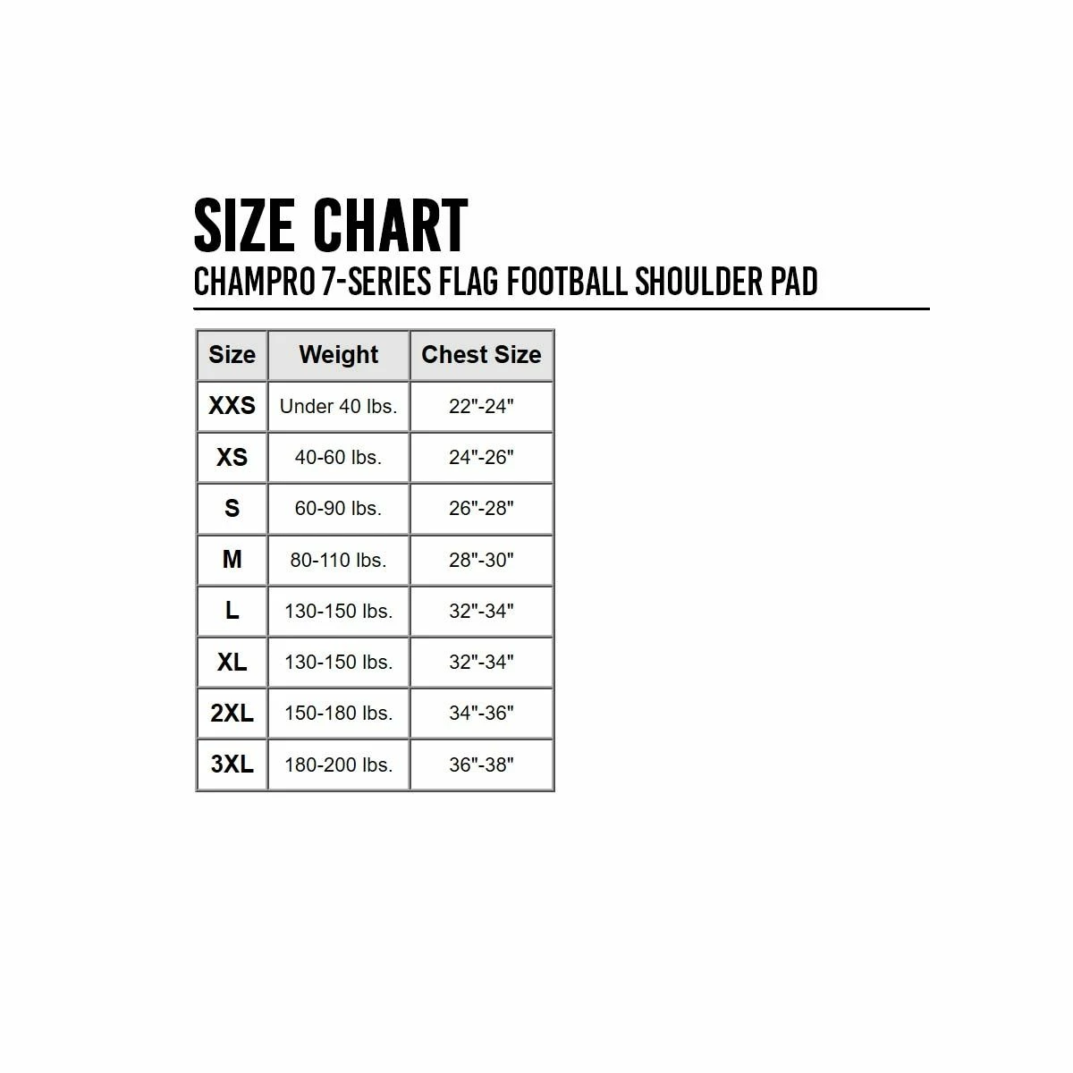 Outlet 😍 Champro 7-Series Flag Football Shoulder Pad 🎉 2 Outlet 😍 Champro 7-Series Flag Football Shoulder Pad 🎉 - Image 2