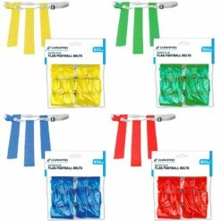 Deals 😀 Champro Quick-Clip Flag Football Belts Gold 👍 -Outlet Football Store a48 004 6 pack colors 1