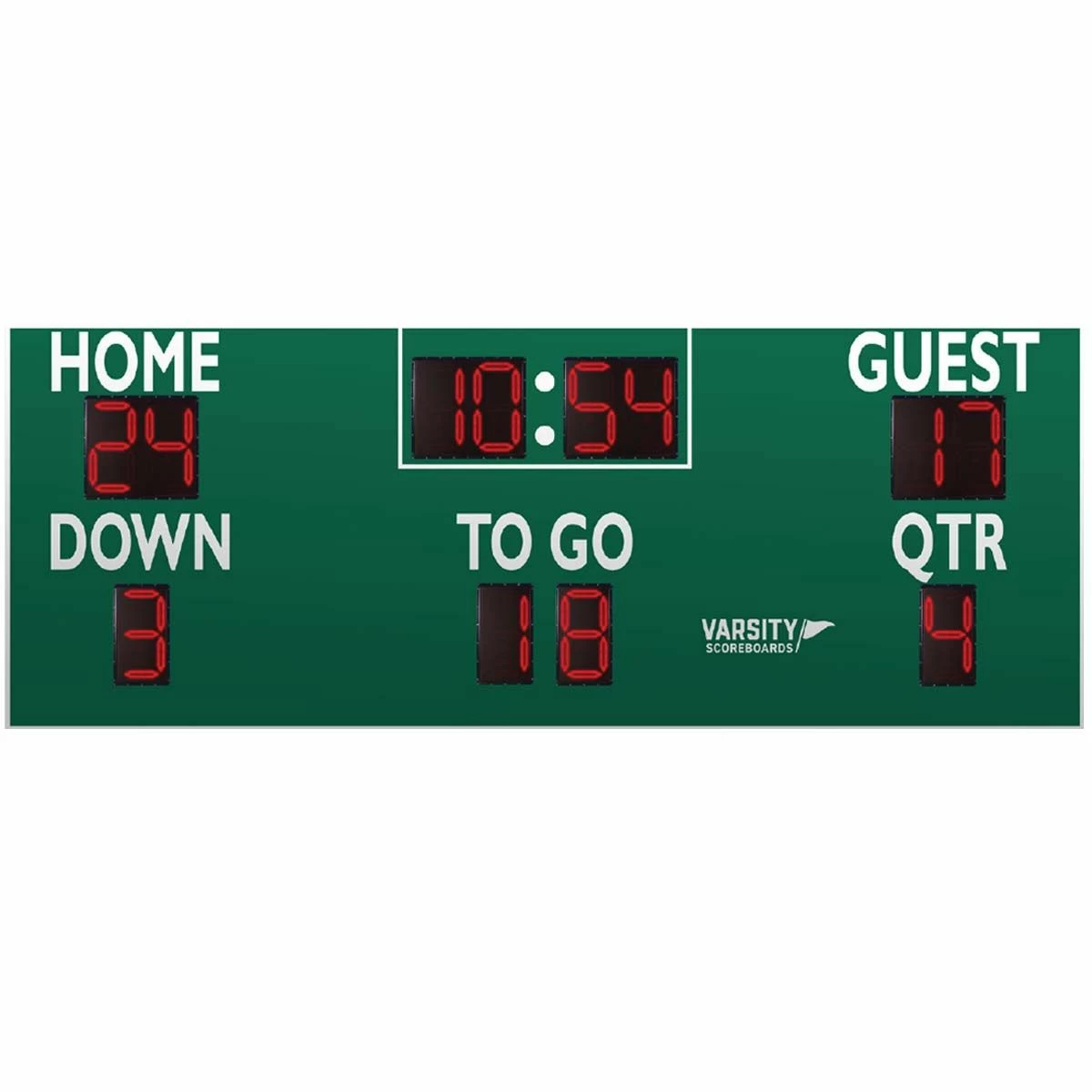 Cheap ๐ Varsity Scoreboards 7416 Football Scoreboard, 16'W x 5'H โ๏ธ 1 Cheap ๐ Varsity Scoreboards 7416 Football Scoreboard, 16'W x 5'H โ๏ธ