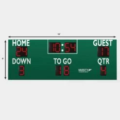 Cheap ๐ Varsity Scoreboards 7416 Football Scoreboard, 16'W x 5'H โ๏ธ 7 Cheap ๐ Varsity Scoreboards 7416 Football Scoreboard, 16'W x 5'H โ๏ธ -Outlet Football Store a91 164 new 21 dims