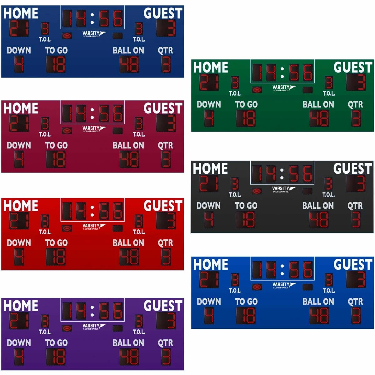 Cheapest ๐ Varsity Scoreboards 7420 Football Scoreboard, 20'W x 8'H ๐งจ 3 Cheapest ๐ Varsity Scoreboards 7420 Football Scoreboard, 20'W x 8'H ๐งจ - Image 3